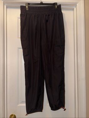 Hollister Black Women's Cargo Jogger Track Pants